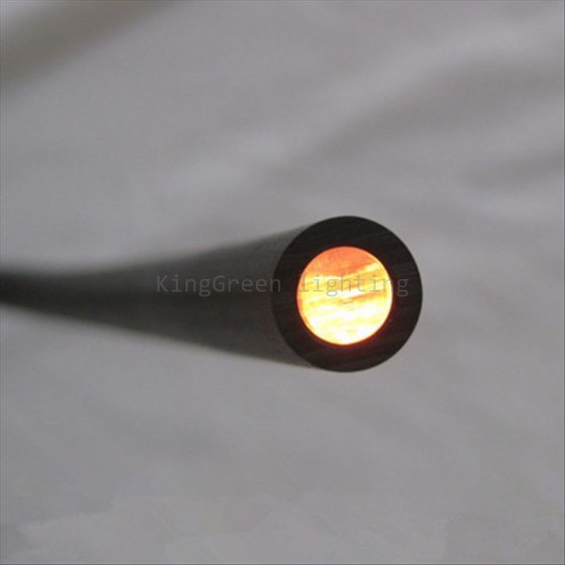 20mX inner 3mm outer 4.5mm diameter PMMA plastic fiber optic end glow fiber cable with black jacket for DIY star sky ceiling