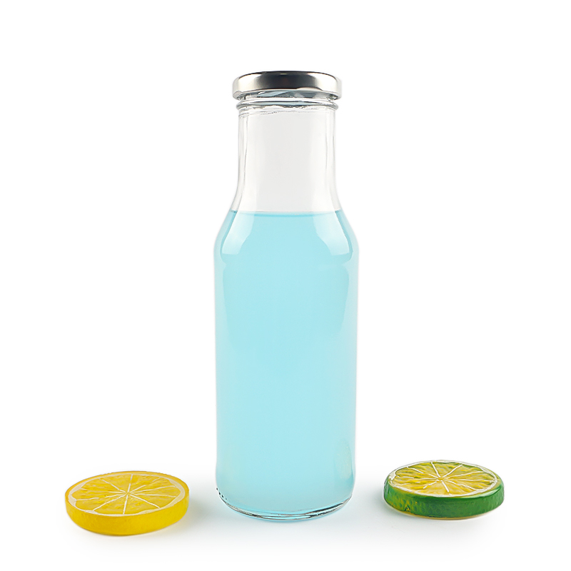 300ml Glass Juice Bottle With Lid Jpg