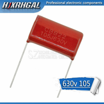 1PCS 630V105J 630V 1UF Pitch 20mm 105 1000NF CBB Polypropylene film capacitor hjxrhgal