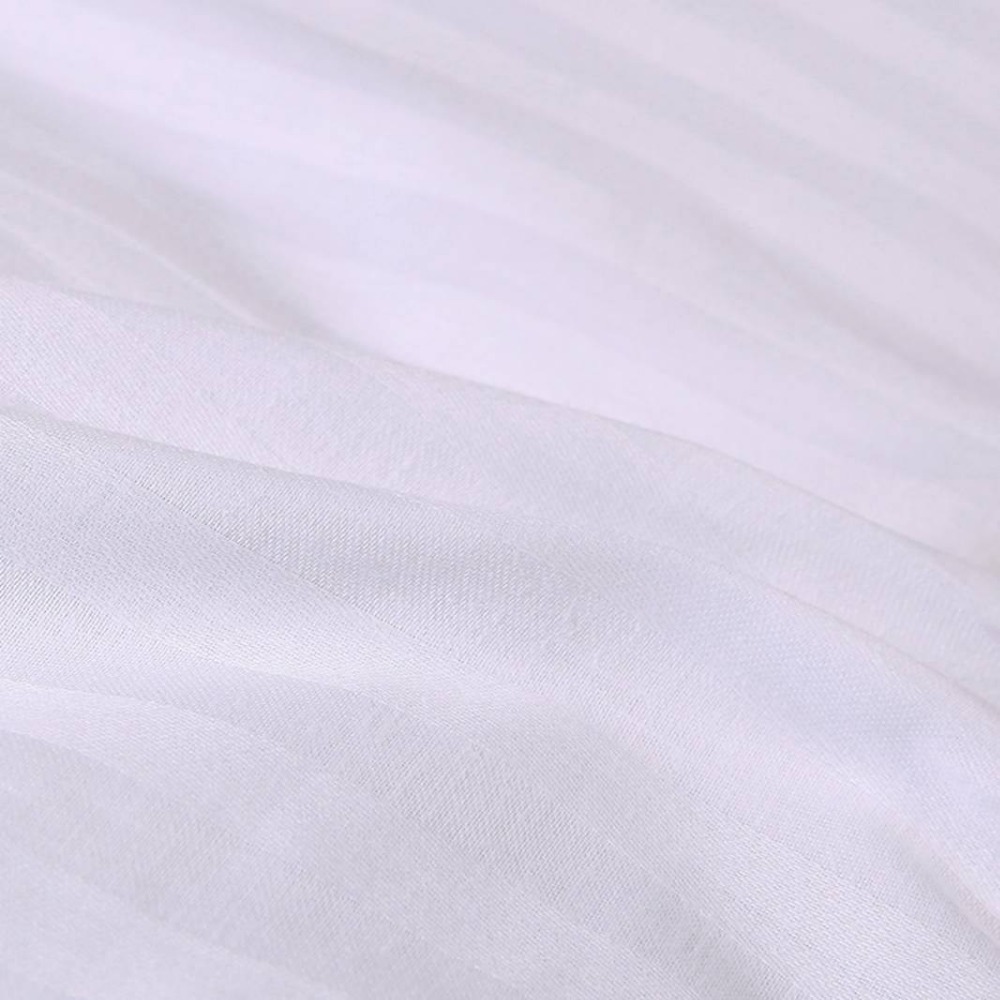 Best 5 Stars Plus Hotel bedspread bed sheet Perfect crease-resistance white bed spread cover super material finished stripe Line