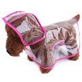 Transparent Pet Raincoat Breathable PVC Windproof Waterproof Dogs Puppy Rain Coat Rainwear Travel Rain Cover Dog Supplies