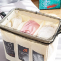 ICESTCHEF 600D Oxford Waterproof Laundry Basket With Wheels Collapsible Hamper Laundry Basket Dirty Clothes Washing Bag