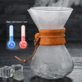 400ml Heat Resistant Glass Coffee Pot with Reusable Stainless Steel Filter Pour Over Coffee Maker Espresso Coffee Drip Pot
