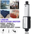 30mm/s 15mm/s 9.5mm/s Aluminum Alloy 5000N 100mm Stroke Micro Linear Actuators Linear Actuator DC 12V Electric Linear Motor