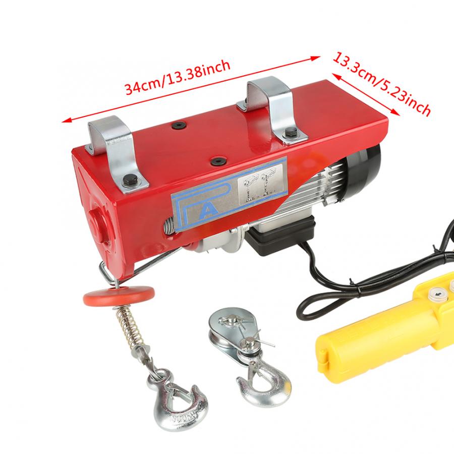 200/100kg Electric Hoist Lifting Cable IP54 Hoist Lifting Wire Hanging Crane Electric Workshop Power Gantry Hoist Winch Lifting