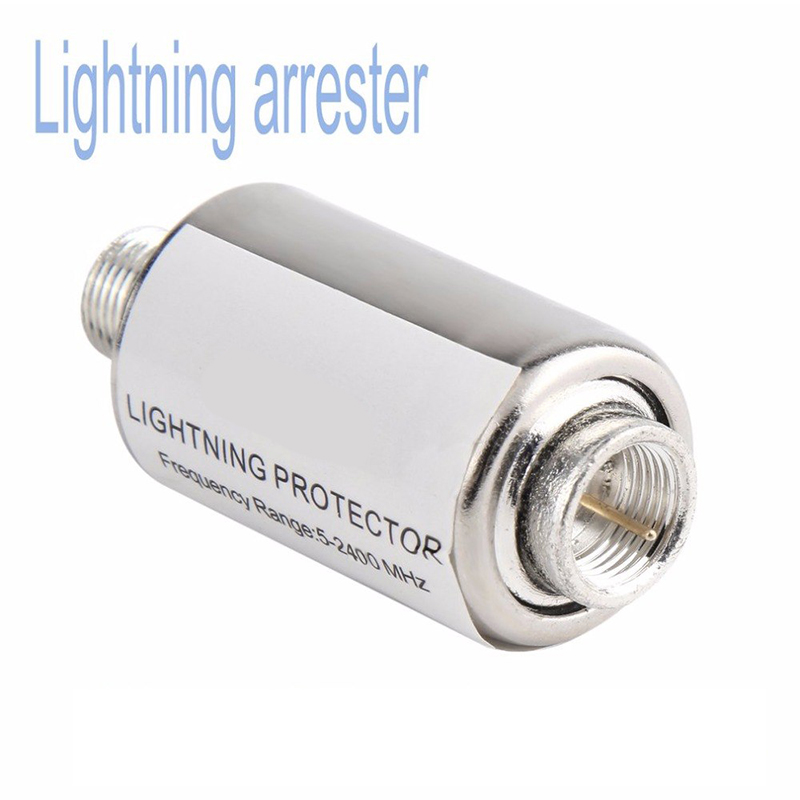 Lighting Arrester 5-2400MHz lightning Protector Satellite TV receiver Devices Lightning Arrester coaxial lightning protection TV