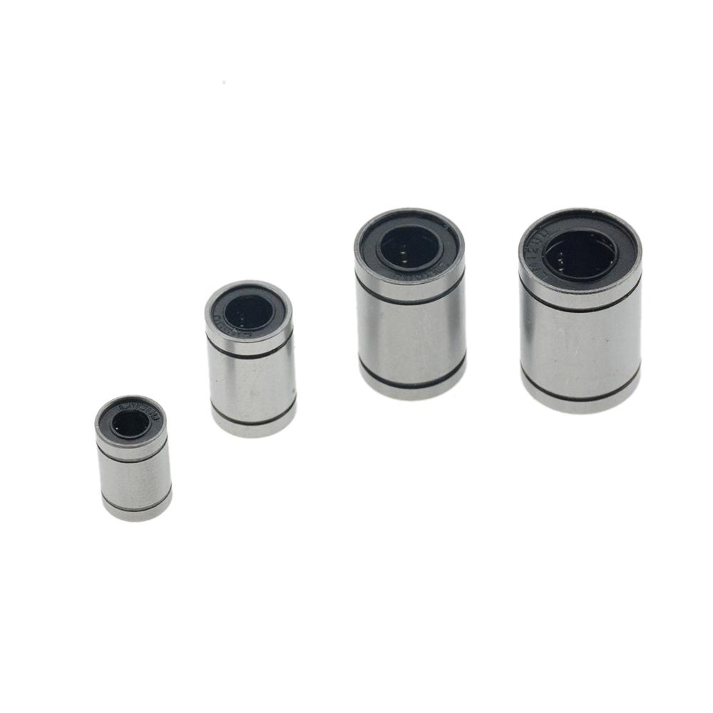 Hot sale 1pc LM3UU LM4UU LM6UULM8UU LM10UU LM12UU LM16UU LM20UU Linear Bushing CNC Linear Bearings Linear Shaft