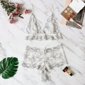 Meihuida Women Sexy Women Lingerie Hot Babydoll Nightwear Underwear Padded-up Lace Bra G-string Thong Set Erotic Sex Costume