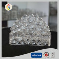 Hand Made Clouding Pattern Crystal Glass Napkin Holder