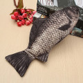 Fish Shape Pen Bag Carp Storage With Zipper School Office Pencil Stationery Organizer Case Home Makeup Brush Cosmetic Pouch
