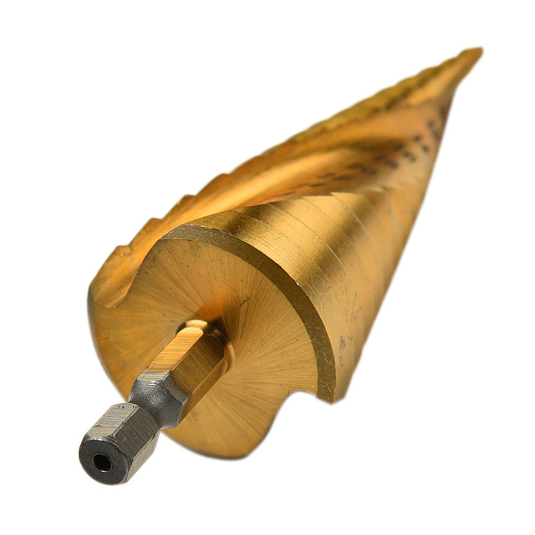 4-12/20/32mm Step Drill Bit HSS Titanium Coated Step Cone Metal Hole Cutter Metal Hex Tapered Drill Power Tools Accessories