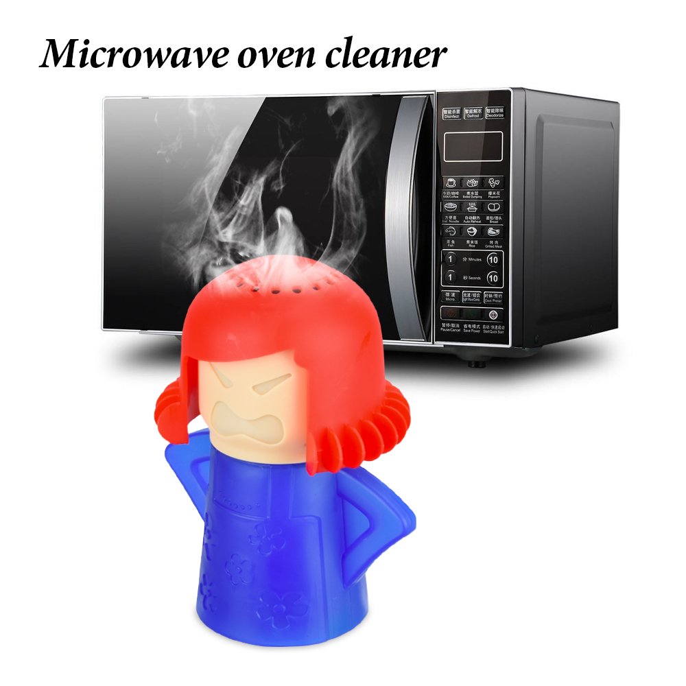 1Pcs Funny Microwave Oven Steam Cleaner Volcano Kitchen Cleaning Tools Mama Microwave Cleaner Easily Kitchen Appliances Oven