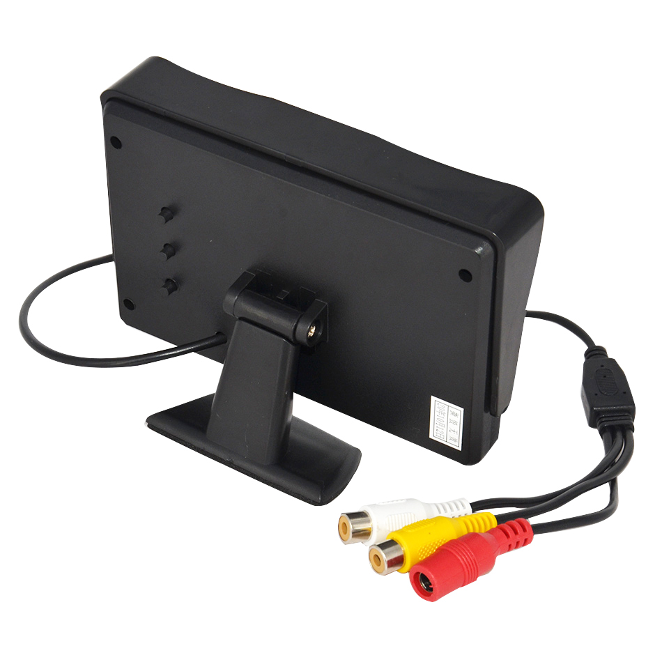 High Performance 4.3 Inch Desktop TFT LCD Monitor PAL/NTSC Monitor Display Reverse Camera Parking System for Car Rearview