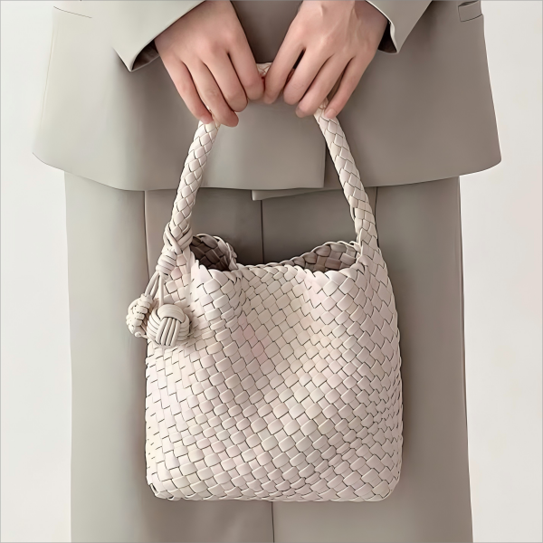 Handmade woven handbag