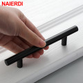 NAIERDI 2" ~ 39'' Kitchen Door Handles T Bar Pull Straight Handle Drawer Knobs Cabinet Pulls Diameter 12mm Furniture Handle