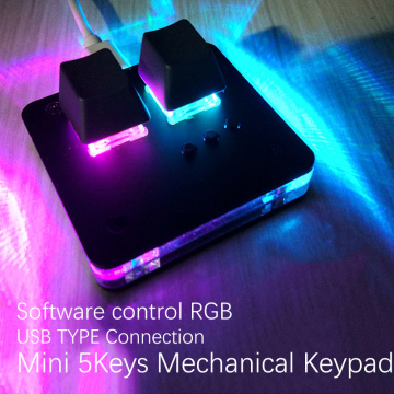 OSU Mini Keyboard Touch Wheel Axle Tester Gaming Keypad Osu support Cheery Mx Red Switch Macro DIY Gaming Mechanical Keyboard