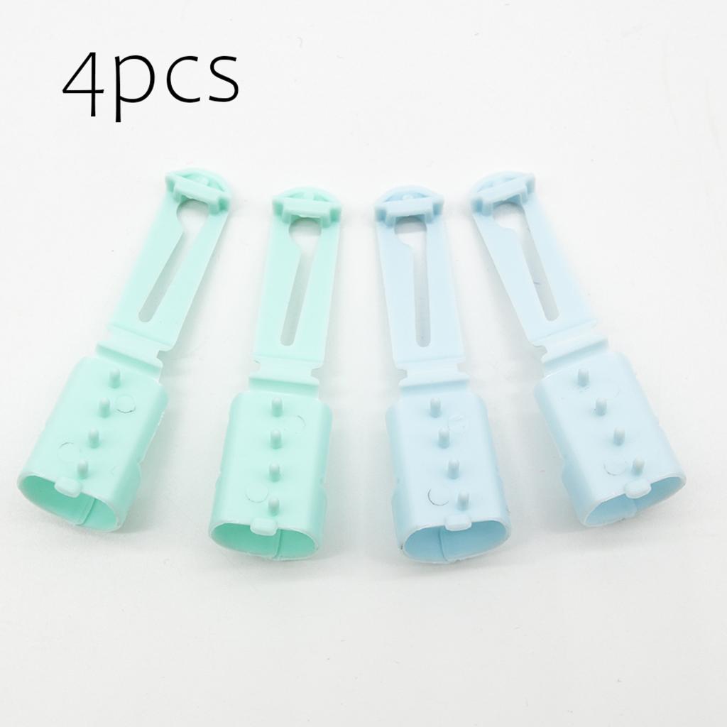 4Pieces Knitting Thimble 3 Yarn Guides Knitting Braided Knuckle Jacquard Assistant Tool