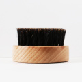 Portable Men Wooden Round Handle Face Hair Mustache Beard Shaving Brush Comb