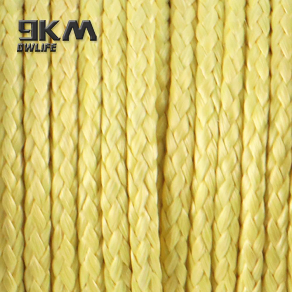 15M-60M Kevlar Kite Line for Fishing Assist Cord Adults Fly a Kite Camping Hiking Accessories Cut-resistance 100lbs-2000lbs