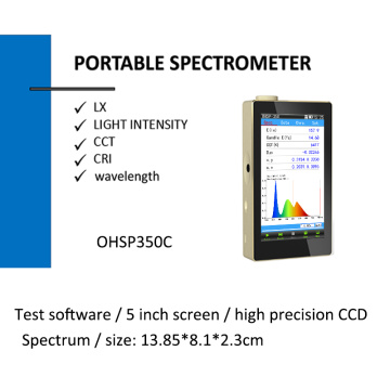 Portable spectrometer LED Light Analysis
