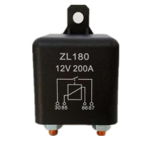 High power 200A/DC12V/24V/48V Relay 4 Pin For Car Auto Heavy Duty Install car continuous relay for Amp Style