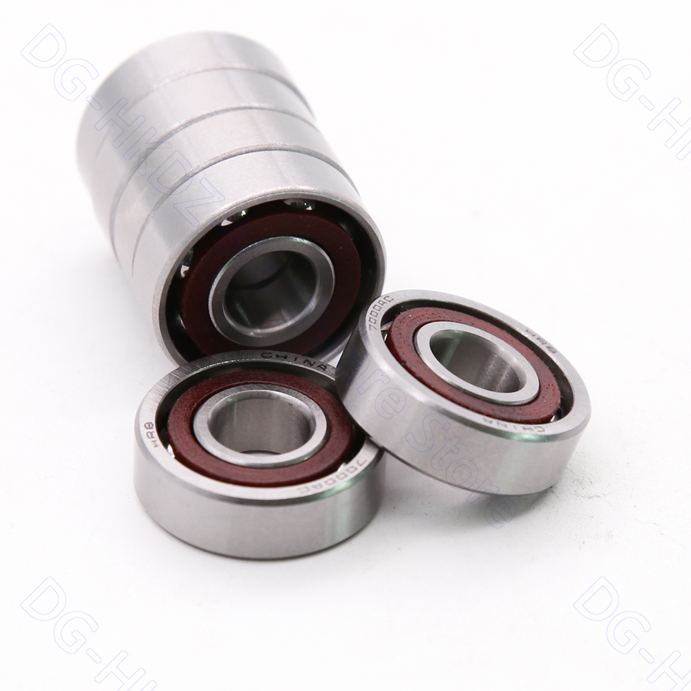 7000AC Angular Contact Ball Bearing 10mm x 26mm x 8mm Single Row High Speed Bearing 1/2/3/5/10pcs