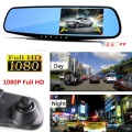 Car Rearview Mirror Driving Recorder 3.5 Inches 1080P Full Hd Drive Recorder Stream Rearview Mirror