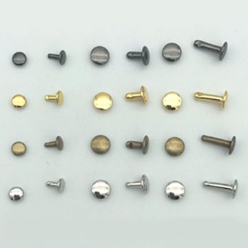 100sets/lot Garment Rivets Double-Sided Round Spikes for Clothing Shoes Belt Bag Punk DIY Leather Craft Apparel Sewing