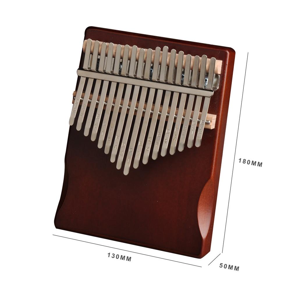 17 Key Kalimba Pine Wood Musical Instrument Thumb Finger Piano for Beginner Birthday Gift Xmas Gift