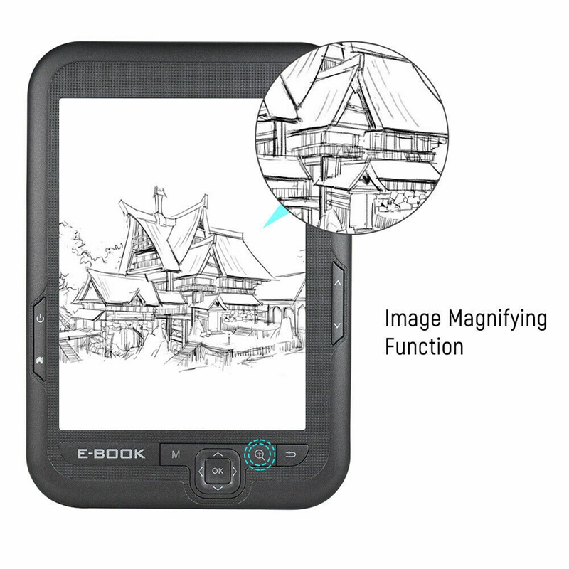 6 Inch 4GB Book Pocketbook E-ink Electronic Books E-books E Book Reader E Readers Ereader Kindle Paperwhite