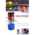 Mini Heater Outdoor Travel Camping Equipment Stainless Steel Warmer Heating Stove Tent Radial Flame Heating Cover Equipment