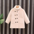 Fashion Baby Girl Winter Jacket Faux Fur Thick Toddler Teen Child Warm Coat Wool Baby Outwear High Quality Girl Clothes 3-14Y
