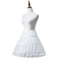 Children Princess Skirt Petticoat Girls Wedding Dress with Hoop Skirts Accessories Drawstring Adjustable Waist Lining 50PE