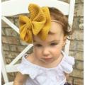 Cute Elastic Headband Baby Girls Big Bow Hairband Kids Hair Accessories 9 Colors