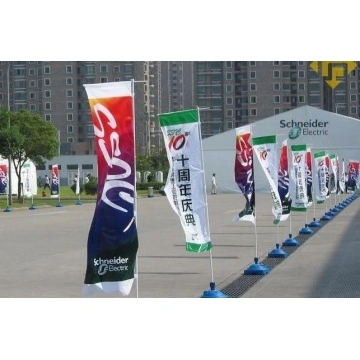 China Supplier Of Rectangular Banner Flags Foldable Rectangular