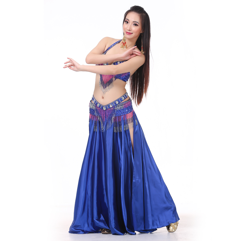 Belly Dance Costume Dress for Women Ladies Long Skirt Maxi Skirt