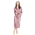 19 Momme Classic Full Length Silk Robe Bathrobe Oblique V-Neck Short Kimono Robe Bridesmaids Robe S-XXXL
