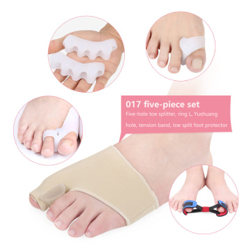 2/9PCS Toe Separator Bunion Corrector Feet Bone Thumb Adjust Correction Foot Toe Straightener Orthotics Protector Feet Care