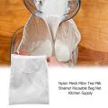 20x30cm Nylon Mesh Filter Bag Cheese Tea Milk Strainer Reusable Sourdough for Cheese Brew Coffee Filter Kitchen Tools