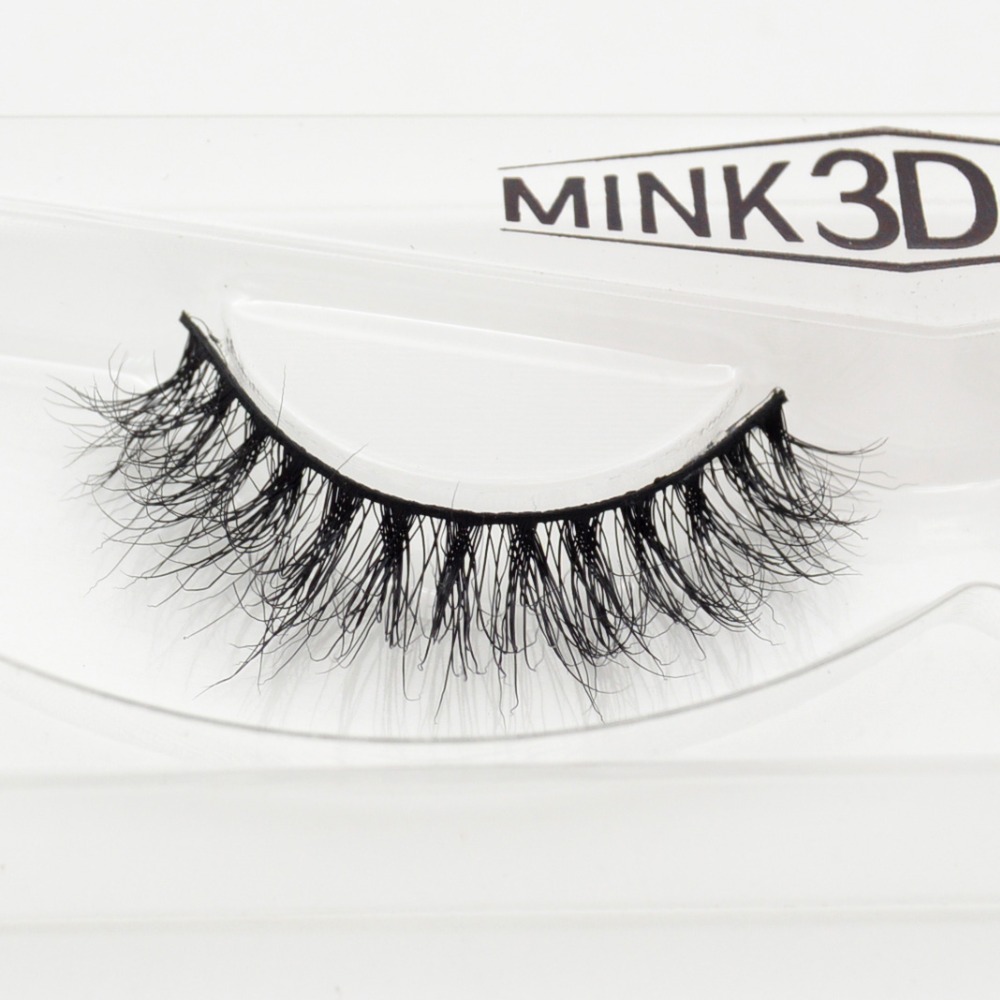 Visofree 3D Mink Eyelashes Upper Lashes 100% Real Mink Strip Eyelashes Handmade Crossing Mink Eye Lashes Extension A03