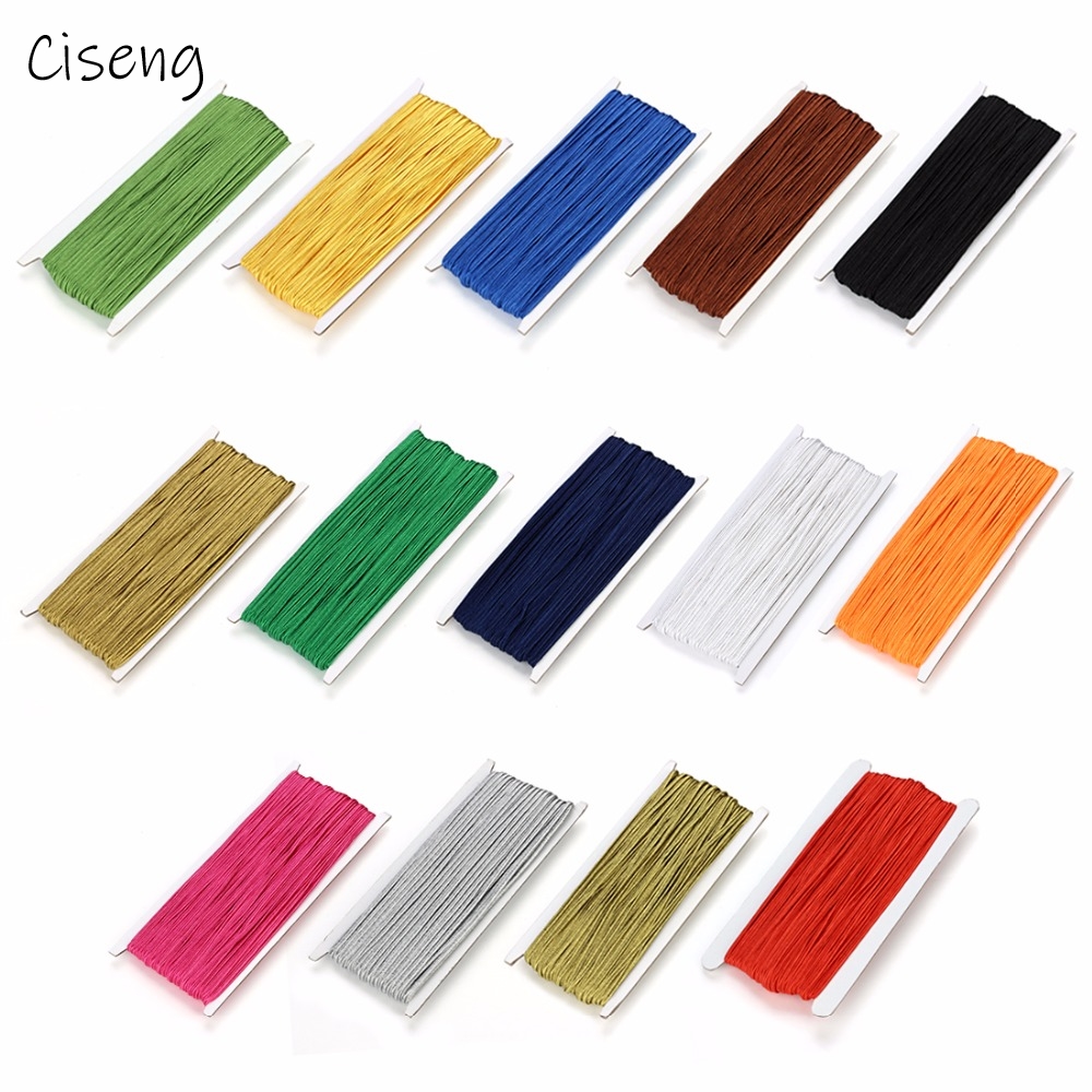 Ciseng 34yard/lot Cords Snake Belly Nylon Rope Thread Cords Braid for DIY Jewelry Making Necklace Bracelet Findings