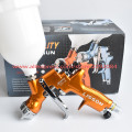 HD-2 HVLP Spray Gun Gravity Feed Auto Paint for all Auto Paint ,Topcoat and Touch-Up with 600cc Plastic Paint Cup For Car,Furnit