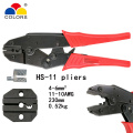 HS-11 for clamp of galvanothermy film terminal 4-6mm2 11-10AWG crimping pliers 230mm connectors brand tools