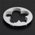 4PCS /SET Peony Petals Pattern Flower Plastic Paste Cake Press Mold Sugar Fondant Mold Cookie Cutter Cakes Decor 4 Sizes