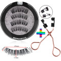 5 magnets magnetic eyelashes, makeup eyelashes, natural magnetic eyelashes, mink eyelashes, makeup tools, free shipping