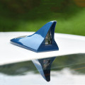 1Pcs 4 LED Light Imitated Car Radio Shark Fin Car Shark Antenna Radio FM Signal Design For All Cars Aerials Antenna Car Styling