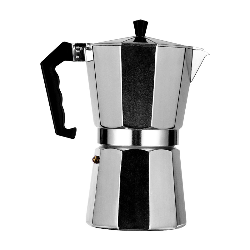 Italian-Style Aluminum Coffee Pot Mocha Coffee Maker Durable Octagonal Pot Coffee Cup Cafeteira Expresso Percolator Pot