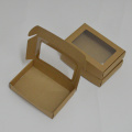 10pcs Paper Box With Window Kraft Paper Box For Packaging Wedding Decoration White Paper Box Wedding Gift Packing Box