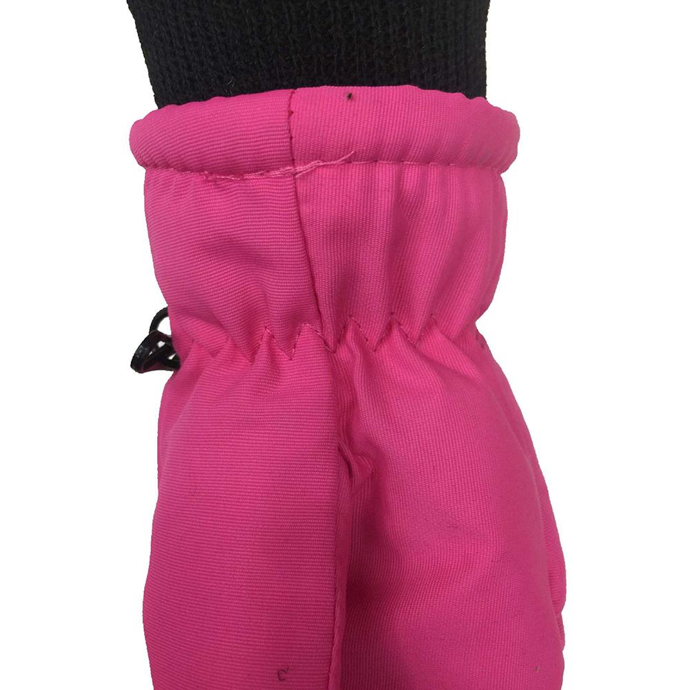 Children Winter Warm Ski Gloves Boys/Girls Kids Sports Waterproof Windproof Non-slip Snow Mittens Extended Wrist Skiing Gloves