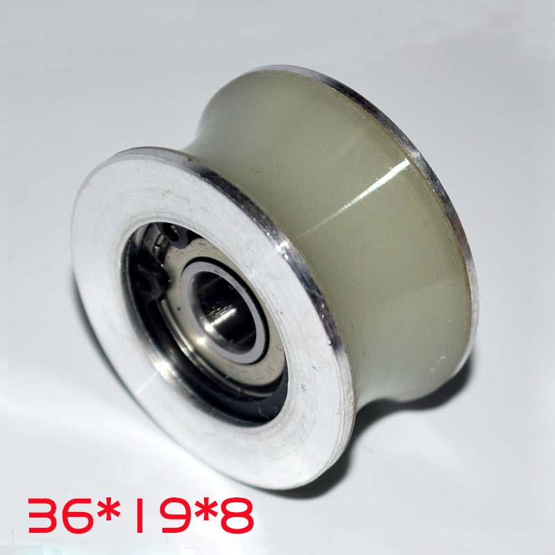 free shipping Polyester caster door pulley hardware part muted wheel Automatic door sensors hanging wheels fitting